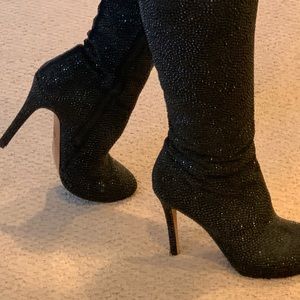 Vince Camuto Sparkly High Heel Boots